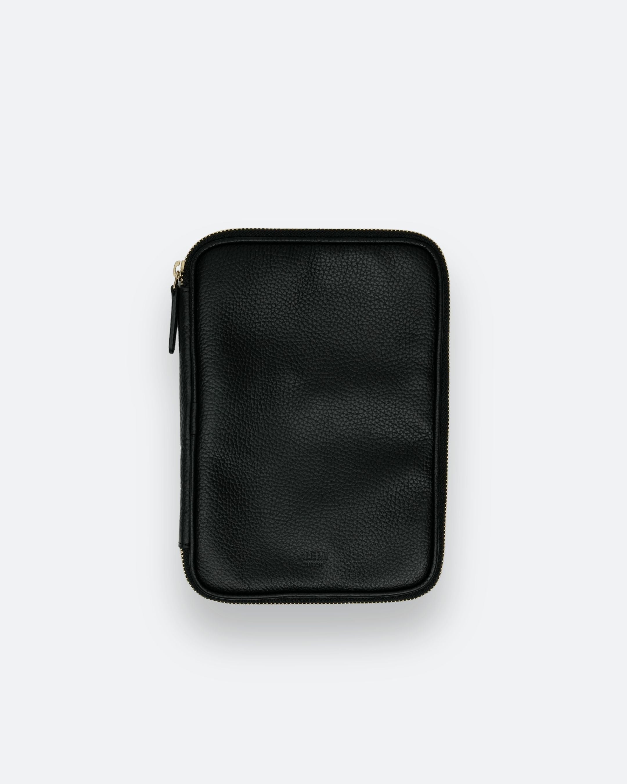 ALEMI Zurich | TECHNOPARK | Accessoires | Black | Soft Grain Leather | Front